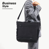 [Model terhad kedai kami] [peniaga biasa] Karya Tote Bag Lelaki Ladies Zipper dengan Tot Master-Piece Tote Mengatasi A4 Business Notebook PC Nylon 2way Grit 43214-G