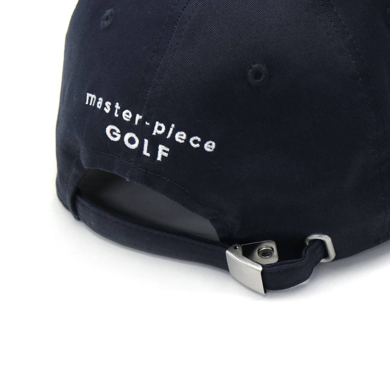 【正規取扱店】 マスターピースゴルフ キャップ master-piece GOLF CAP ゴルフキャップ 帽子 コットン 綿 撥水 速乾 アジャスター サイズ調整 ロゴ 黒 白 ブランド メンズ レディース 312000