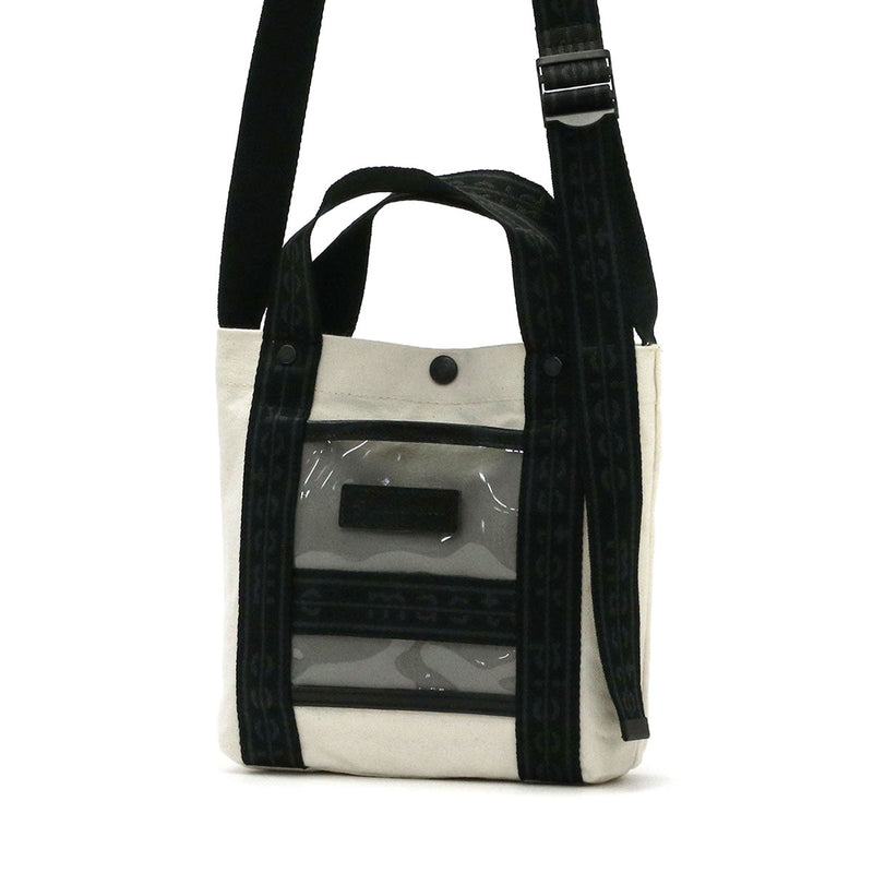 [Regular dealer] Masterpiece shoulder bag MASTER-PIECE SHUTTLE Shoulder Bag S Mini Shoulder Tote Canvas Cotton Canvas 2WAY Small Black White Men's Ladies 310054