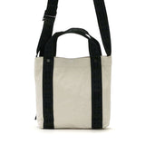 [Regular dealer] Masterpiece shoulder bag MASTER-PIECE SHUTTLE Shoulder Bag S Mini Shoulder Tote Canvas Cotton Canvas 2WAY Small Black White Men's Ladies 310054