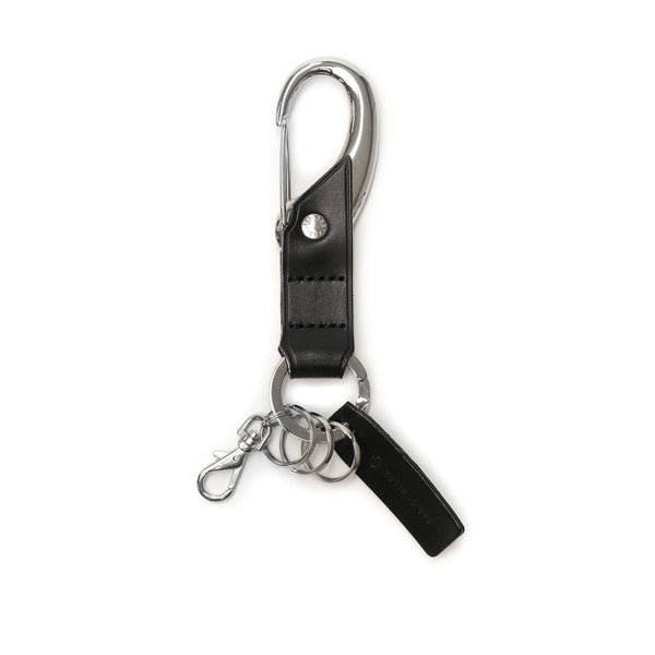 [Peniaga biasa] Karya Kunci Rantai Master-Piece Magatama Key Ring Key Ring Key NASCAN Kulit Kulit Kulit Kulit Kulit Dibuat di Ladies Lelaki Jepun 01691-V2