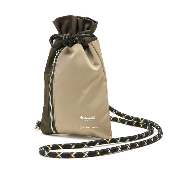 [Regular dealer] Masterpiece shoulder bag YOSEMITE STRAP × MASTER-PIECE Mobile Strap drawstring Pouch Shoulder Pouch Strap Holder Made in Japan Men's Ladies 12431-YS2