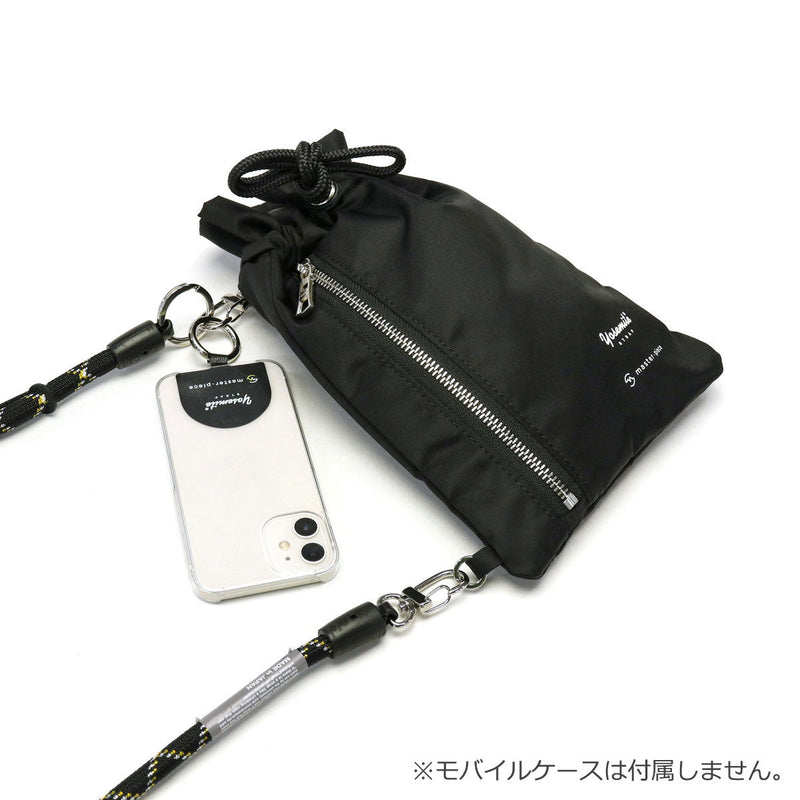 [Regular dealer] Masterpiece shoulder bag YOSEMITE STRAP × MASTER-PIECE Mobile Strap drawstring Pouch Shoulder Pouch Strap Holder Made in Japan Men's Ladies 12431-YS2