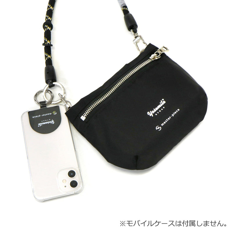 【正規取扱店】 マスターピース ショルダーバッグ YOSEMITE STRAP × master-piece モバイルストラップ ポーチ 小物入れ 斜めがけ スマホストラップ 日本製 メンズ レディース 12433-ys2