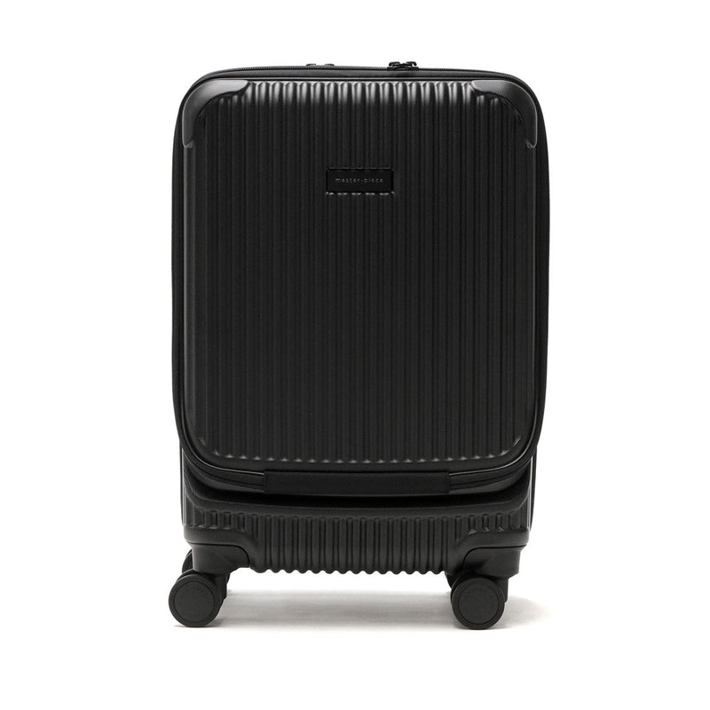 Introduced on TV! Master Piece Suitcase Inn-board MASTER-PIECE Opening Front Open 34L Stylish Slee Carry Case Stopper Polycarbonate TSA Partition Travel Brand TROLLEY 505002