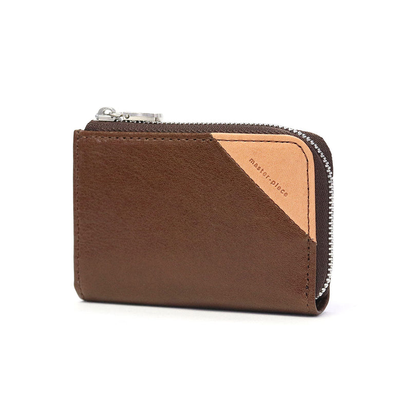 [Regular dealer] Masterpiece Card Case Men's Ladies Leather Master-Piece Wallet Mini Wallet Coin Purse Coin Case Card Leather Genuine Leather Cowhide Brand Mini Small Compact Light CORNER 223854