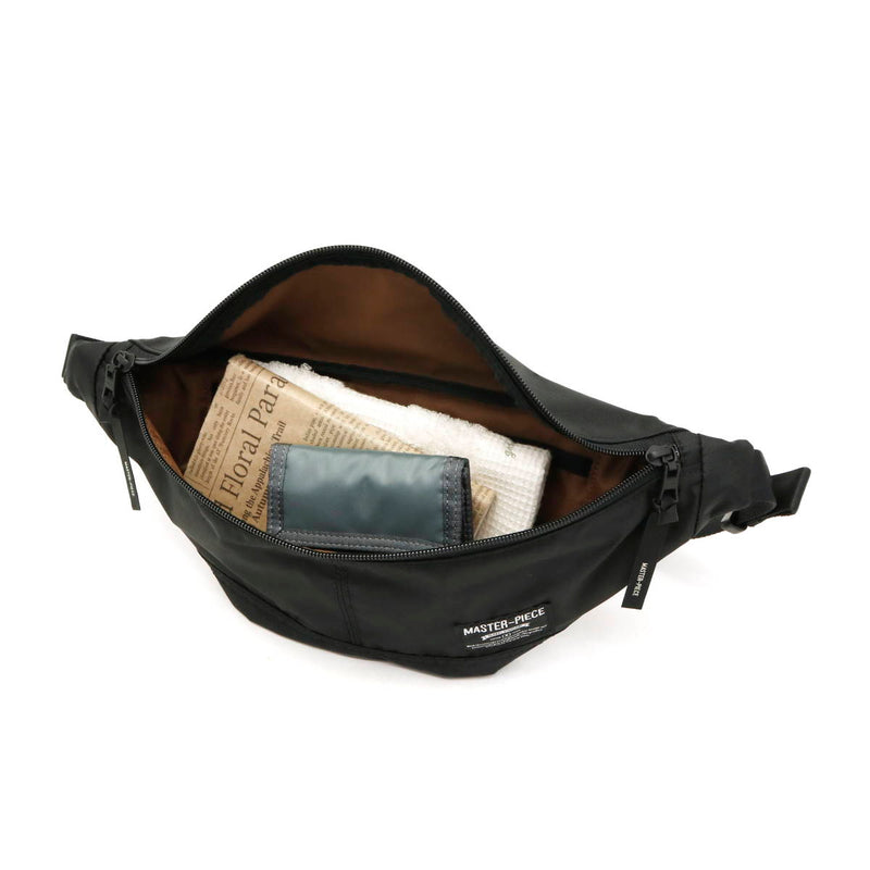 [Regular dealer] Master Piece Bag Master-Piece Waist Bag RUSH West Pouch diagonal Diagonal Bag Men's Ladies Horizontal Nylon Compact Master Piece 02220