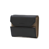 [Regular dealer] Masterpiece Three Fold Wallet Men's Ladies Brand Genuine Leather Master-Piece Wallet Mini Wallet Compact small Lightweight coin purse card Italian leather Refine three-fold wallet