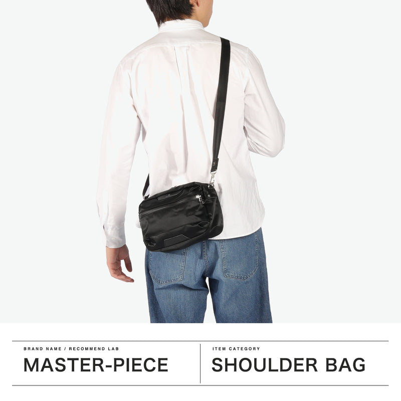 [Authorized Dealer] Masterpiece Shoulder Bag Men's Crossbody Bag Brand Master-piece Bag Small Crossbody Nylon Stylish Simple Cool S Size Waterproof A5 2 Layers Made in Japan Progress 02408