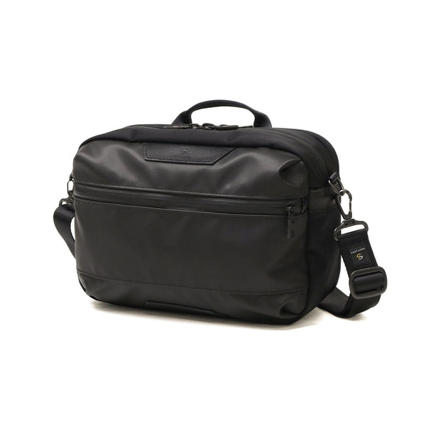 [Authorized Dealer] Masterpiece Shoulder Bag Men's Crossbody Bag Master-piece Brand Adult Cool Small Horizontal Horizontal Crossbody Bag Black Made in Japan Waterproof A5 Double Layer S Progress Coating ver. 02408-sc