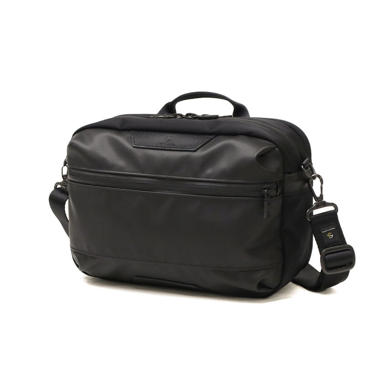 [Authorized Dealer] Masterpiece Shoulder Bag Men's Crossbody Bag Master-piece Brand Adult Cool Small Horizontal Horizontal Crossbody Bag Black Made in Japan Waterproof A5 Double Layer S Progress Coating ver. 02408-sc