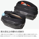 [Authorized Dealer] Masterpiece Shoulder Bag Men's Crossbody Bag Master-piece Brand Adult Cool Small Horizontal Horizontal Crossbody Bag Black Made in Japan Waterproof A5 Double Layer S Progress Coating ver. 02408-sc