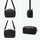 [Authorized Dealer] Masterpiece Shoulder Bag Men's Crossbody Bag Master-piece Brand Adult Cool Small Horizontal Horizontal Crossbody Bag Black Made in Japan Waterproof A5 Double Layer S Progress Coating ver. 02408-sc