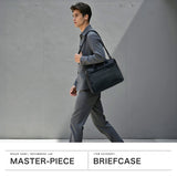 [Authorized Dealer] Masterpiece Business Bag Men's Women's Master-piece Bag Waterproof Business Stylish Lightweight Self-Supporting A4 2WAY Laptop Water-Repellent Commuting Bag Commuting Handheld Result 2WAY Briefcase 43314