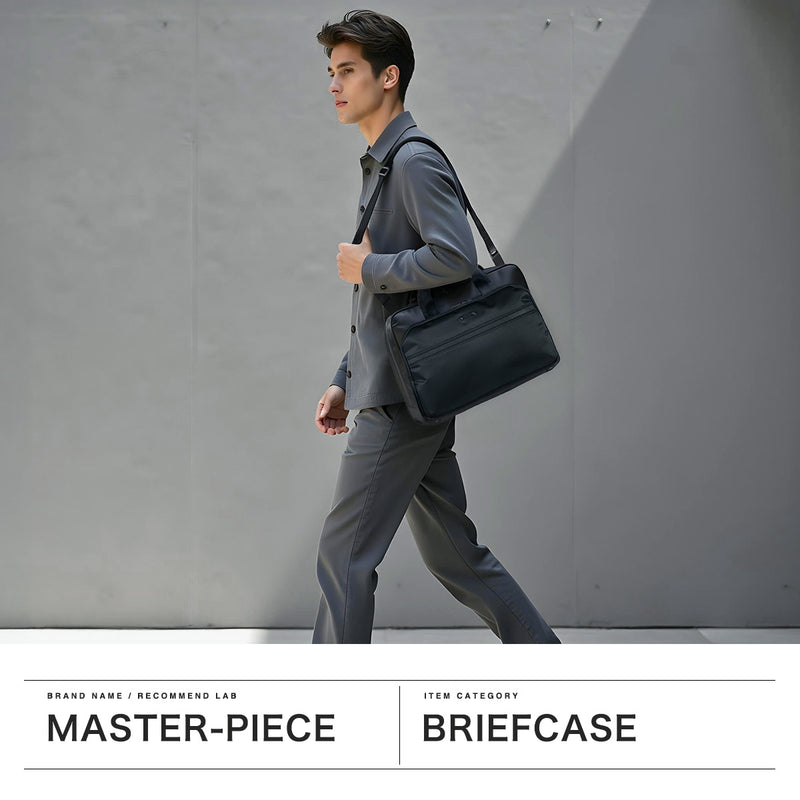 [Authorized Dealer] Masterpiece Business Bag Men's Women's Master-piece Bag Waterproof Business Stylish Lightweight Self-Supporting A4 2WAY Laptop Water-Repellent Commuting Bag Commuting Handheld Result 2WAY Briefcase 43314