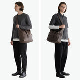 【正規取扱店】 マスターピース ショルダーバッグ メンズ 大容量 大きめ master-piece バッグ 斜めがけ 大人 かっこいい トートバッグ A4 本革 革 レザー ブランド 防水 2WAY drum 2WAYショルダートート M 03061