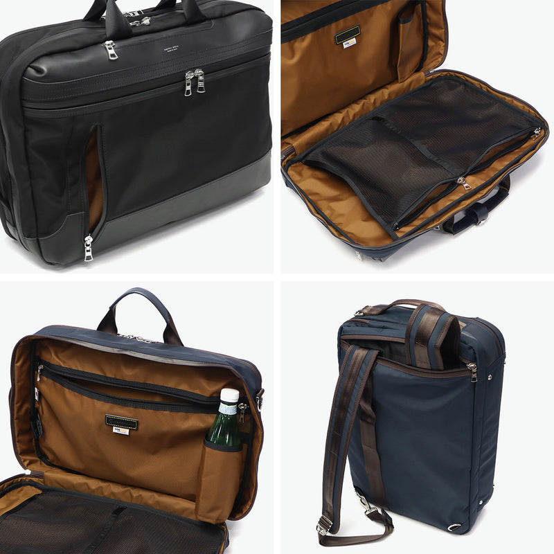 【正規取扱店】 マスターピース ブリーフケース メンズ ナイロン master-piece バッグ リュック ビジネスバッグ 3WAY A4 B4 PC ショルダー 大容量 通勤 防水 出張 肩掛け 日本製 STREAM 3WAYブリーフケース 05000