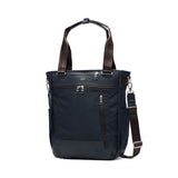 【正規取扱店】 マスターピース トートバッグ メンズ A4 ファスナー付き master-piece バッグ 2WAY 縦型 ブランド 大きめ ビジネス 斜めがけ 通勤 カジュアル 撥水 ナイロン PC STREAM 2WAYトートバッグ 05006