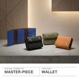 【正規取扱店】 マスターピース 財布 三つ折り財布 メンズ レディース コンパクト 革 ブランド master-piece 三つ折り 日本製 本革 コンパクト財布 ミニ財布 ミニ 小さめ CAST 三つ折りウォレット 997001