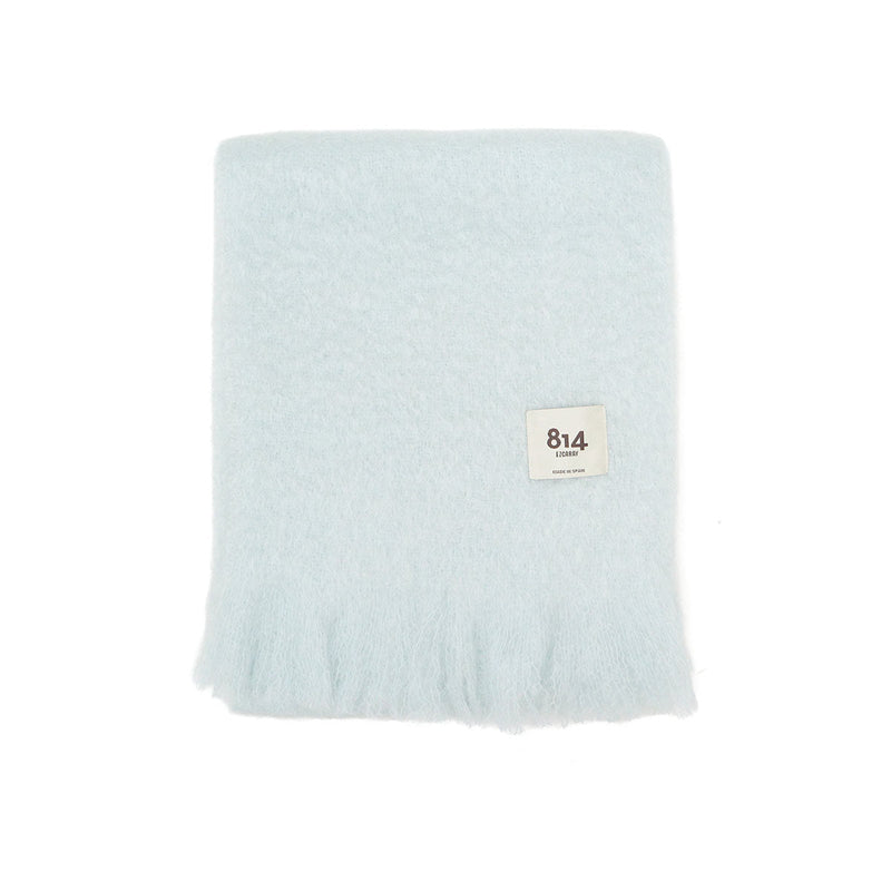 エイトフォーティーンエスカライ マフラー レディース 大判 ギフト ブランド 814 EZCARAY ストール 冬 無地 シンプル 防寒 ピンク系 あったか 暖かい モヘヤ 留め クリップ ピン おしゃれ SCARF LISO MA018