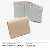 マッキントッシュ ロンドン 財布 レディース 二つ折り コンパクト MACKINTOSH LONDON 二つ折 ブランド おしゃれ 小銭入れ ボックス型 革 本革 レザー 軽量 シンプル ロゴ 薄型 サイフ EM MKL5060123