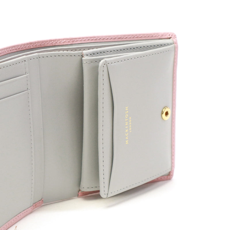 マッキントッシュ ロンドン 財布 レディース 二つ折り コンパクト MACKINTOSH LONDON 二つ折 ブランド おしゃれ 小銭入れ ボックス型 革 本革 レザー 軽量 シンプル ロゴ 薄型 サイフ EM MKL5060123