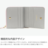 マッキントッシュ ロンドン 財布 レディース 二つ折り コンパクト MACKINTOSH LONDON 二つ折 ブランド おしゃれ ファスナー 小銭入れあり 革 本革 レザー 軽量 シンプル ロゴ サイフ 二つ折り財布 EM MKL5060124