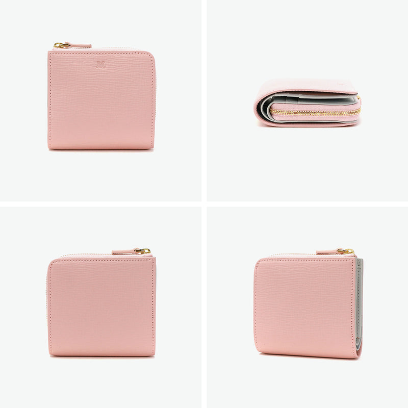 マッキントッシュ ロンドン 財布 レディース 二つ折り コンパクト MACKINTOSH LONDON 二つ折 ブランド おしゃれ ファスナー 小銭入れあり 革 本革 レザー 軽量 シンプル ロゴ サイフ 二つ折り財布 EM MKL5060124