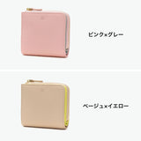 マッキントッシュ ロンドン 財布 レディース 二つ折り コンパクト MACKINTOSH LONDON 二つ折 ブランド おしゃれ ファスナー 小銭入れあり 革 本革 レザー 軽量 シンプル ロゴ サイフ 二つ折り財布 EM MKL5060124