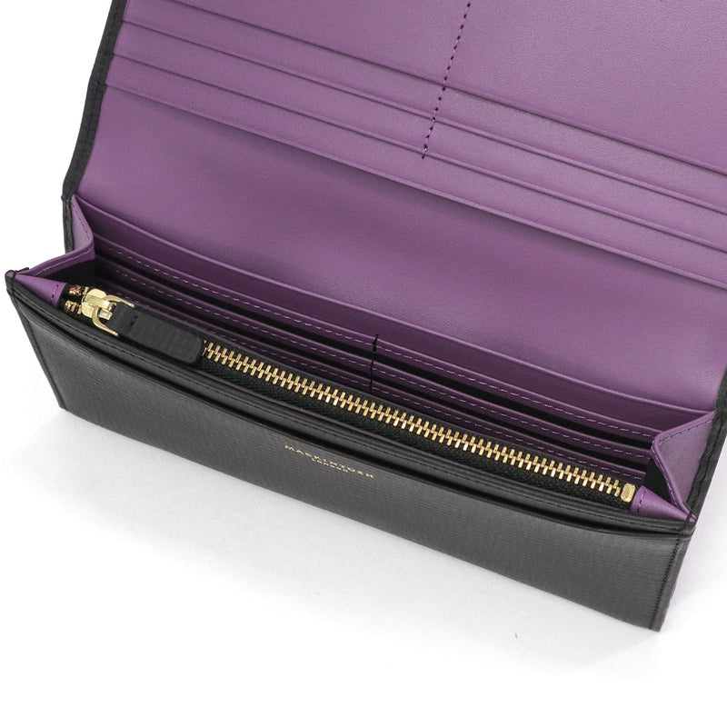 マッキントッシュ ロンドン 長財布 メンズ レディース 薄い MACKINTOSH LONDON 大容量 ブランド 本革 革 レザー 財布 かぶせ 薄型 小銭入れ カード収納 多い スリム シンプル 軽量 ロングウォレット 上品 EM WMKL6060087