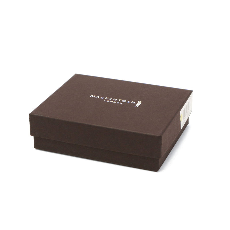 マッキントッシュ ロンドン 二つ折り財布 メンズ レディース BOX型小銭入れ ブランド MACKINTOSH LONDON 小銭入れあり 財布 二つ折り コンパクト 二つ折 革  折り財布 L字ファスナー 牛革 シンプル おしゃれ EM WMKL6060089