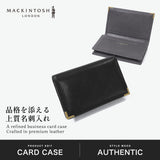 マッキントッシュ ロンドン 名刺入れ メンズ レディース 革 ブランド MACKINTOSH LONDON おしゃれ 名刺 本革 レザー 革小物 コンパクト 軽量 軽い 上品 上質 きれいめ シンプル ビジネス 大人 CLIP WMKL6060097