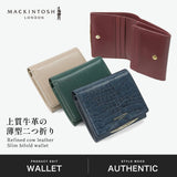 マッキントッシュ ロンドン 二つ折り財布 メンズ レディース ブランド 本革 薄型 MACKINTOSH LONDON 財布 コンパクト レザー 小さめ BOX型小銭入れ 二つ折 おしゃれ moonlit ムーンリット 中BOX札入 MKL5060133