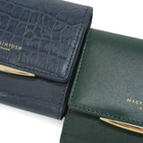マッキントッシュ ロンドン 二つ折り財布 メンズ レディース ブランド 本革 薄型 MACKINTOSH LONDON 財布 コンパクト レザー 小さめ がま口 小銭入れ 二つ折 おしゃれ moonlit ムーンリット 口金札入 MKL5060134