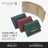 マッキントッシュ ロンドン 三つ折り財布 メンズ レディース ブランド 本革 MACKINTOSH LONDON 財布 ミニ財布 コンパクト レザー 小さめ 牛革 型押し おしゃれ moonlit ムーンリット 三つ折り札入 MKL5060135