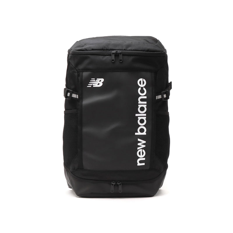 New Balance Backpack for Men and Women Large Capacity School Brand New Balance Lightweight Box-shaped Stylish Boys Girls Junior High School High School Students Water Repellent PC 14inch A4 B4 Top Loading Backpack 35L LAB55614