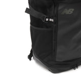 남성과 여성을위한 New Balance Backpack 대용량 학교 브랜드 New Balance Lightweight Box 모양의 세련된 소년 소녀 중학교 고등학교 고등학교 학생 물 기충 PC 14 인치 A4 B4 상단 로딩 백팩 35L Lab55614