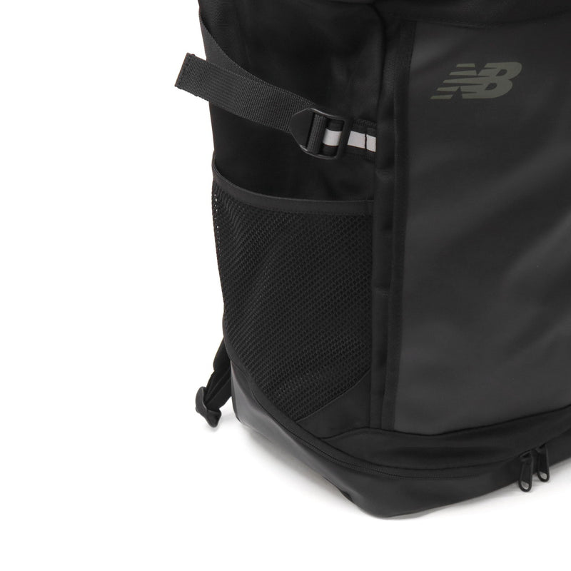 New Balance Backpack for Men and Women Large Capacity School Brand New Balance Lightweight Box-shaped Stylish Boys Girls Junior High School High School Students Water Repellent PC 14inch A4 B4 Top Loading Backpack 35L LAB55614