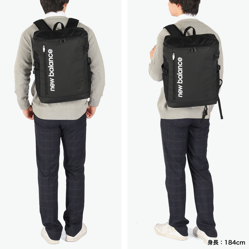 ニューバランス リュック メンズ レディース 通学 大容量 new balance 通勤 軽量 ボックス型 ボックスリュック バックパック 通学リュック A4 B4 A3 32L 撥水 PC 当店限定カラー SPORTS STYLE BOXRYUCK AC3545H