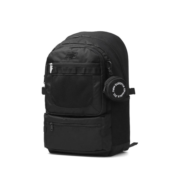 ニューバランス リュック メンズ レディース 通学 リュックサック 軽量 大容量 new balance 女子 男子 高校生 中学生 撥水 デイパック PC収納 ポーチ付き 32L B4 A4 14インチ SPORTS STYLE DAY PACK AC5329H