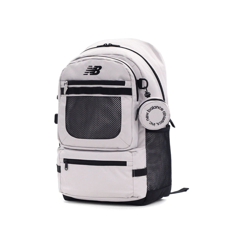 ニューバランス リュック メンズ レディース 通学 リュックサック 軽量 大容量 new balance 女子 男子 高校生 中学生 撥水 デイパック PC収納 ポーチ付き 32L B4 A4 14インチ SPORTS STYLE DAY PACK AC5329H