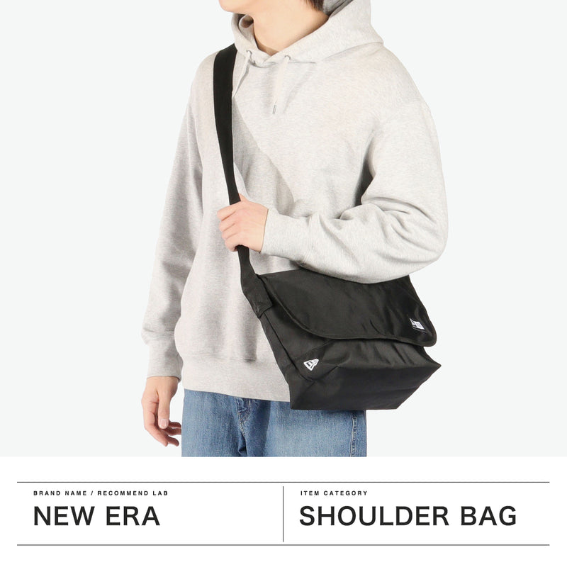 [Authorized Dealer] NEW ERA Shoulder Bag Men's Women's Crossbody Bag Brand New Era Bag Crossbody Lightweight Lightweight Casual Simple Horizontal Travel Travel Adult Logo Messenger Bag B5 Soulder Bag 9L