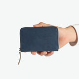 ネルド 財布 二つ折り財布 メンズ レディース NELD 二つ折 本革 牛革 レザー BOX型 小銭入れ カード入れ カード ブランド ラウンドファスナー 草木染め 日本製 BOTANICAL ラウンドミドル財布 AN290