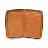 ネルド 財布 二つ折り財布 メンズ レディース NELD 二つ折 本革 牛革 レザー BOX型 小銭入れ カード入れ カード ブランド ラウンドファスナー 草木染め 日本製 BOTANICAL ラウンドミドル財布 AN290