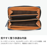 ネルド 財布 長財布 メンズ レディース NELD 本革 牛革 レザー 大容量 小銭入れ カード入れ カード ブランド ラウンドファスナー  シンプル 草木染め イタリアンレザー 日本製 BOTANICAL ラウンド長財布 AN291
