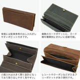 ネルド 長財布 メンズ 薄い 薄型 NELD 財布 本革 大容量 ブランド 革 ラクダ革 大人 レザー シンプル ボックス型 小銭入れ カード おしゃれ 無地 フラップ 革財布 軽量 軽い 丈夫 かっこいい RAKUDA ラクダ AN304