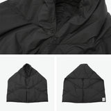 ナンガ ダウンポンチョ レディース NANGA ダウン 冬 ポンチョ マフラー  ブランケット 大判 トップス アウター 暖かい 温かい 羽織り 秋冬 ひざ掛け 防寒 保温 羽毛 アウトドア キャンプ DOWN PONCHO MUFFLER NA2442-3C605