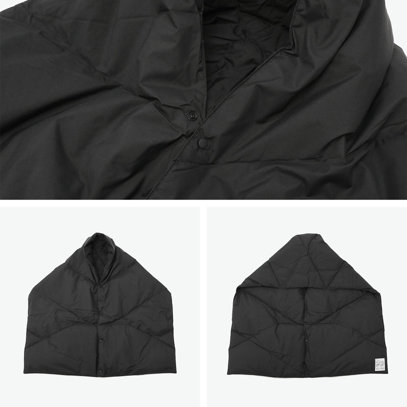 ナンガ ダウンポンチョ レディース NANGA ダウン 冬 ポンチョ マフラー  ブランケット 大判 トップス アウター 暖かい 温かい 羽織り 秋冬 ひざ掛け 防寒 保温 羽毛 アウトドア キャンプ DOWN PONCHO MUFFLER NA2442-3C605