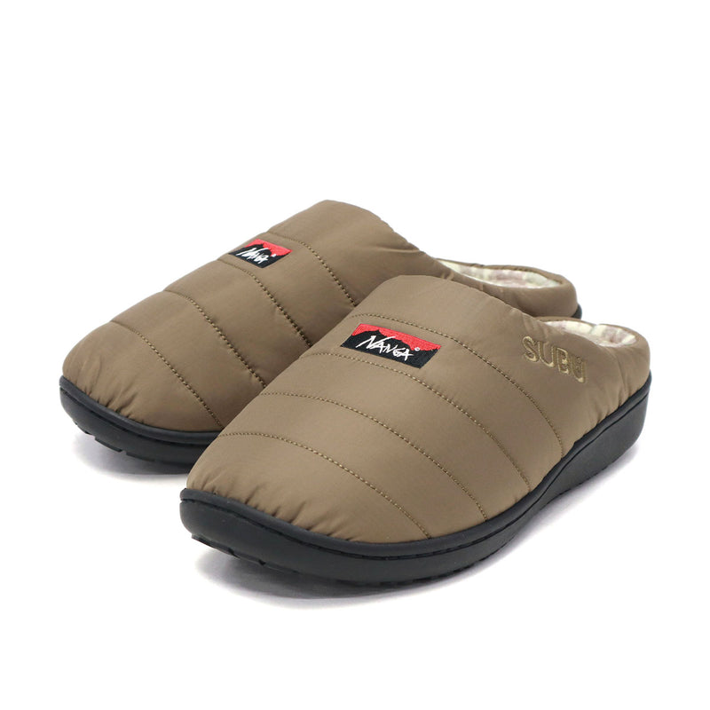 ナンガ サンダル メンズ レディース 冬 NANGA スリッパ 暖かい スブ 靴 つっかけ シューズ ブランド 冬用 裏起毛 防寒 キャンプ アウトドア コラボ ナンガ×スブ NANGA×SUBU オーロラテックス ウィンター サンダル NA2443-3E105
