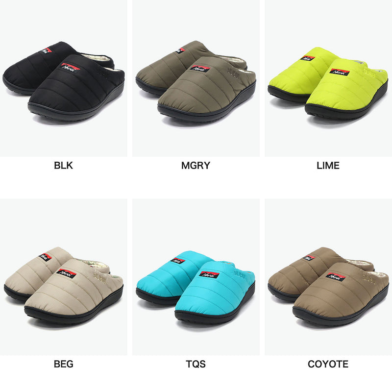 ナンガ サンダル メンズ レディース 冬 NANGA スリッパ 暖かい スブ 靴 つっかけ シューズ ブランド 冬用 裏起毛 防寒 キャンプ アウトドア コラボ ナンガ×スブ NANGA×SUBU オーロラテックス ウィンター サンダル NA2443-3E105